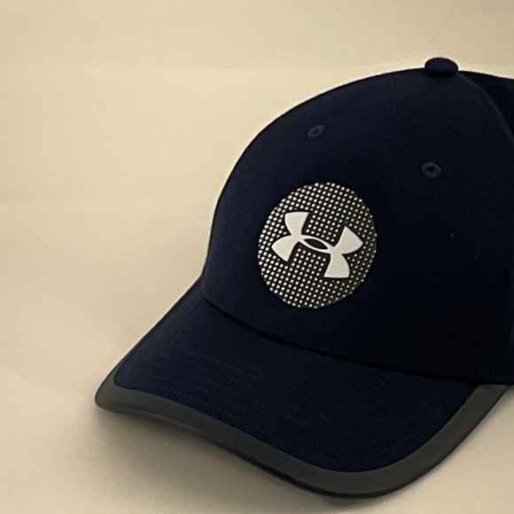 Under Armour Dark Blue Golf Cap - Elastic Adjustment - Picture 5 of 5